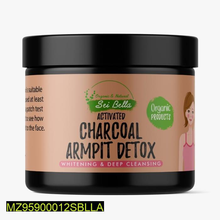 Activated Charcoal Armpit Detox Powder 100g White Clay